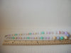 Chunky Retro 24" Necklace Candy Colors Acrylic Beads Silver Tone Spacers 030221