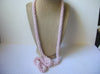 Vintage 36" Long Strand No Closure Pink Glass Pearls Necklace 80417