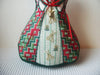 Vintage Hand Stitched Fabric Tall Angel Table Fireplace C200