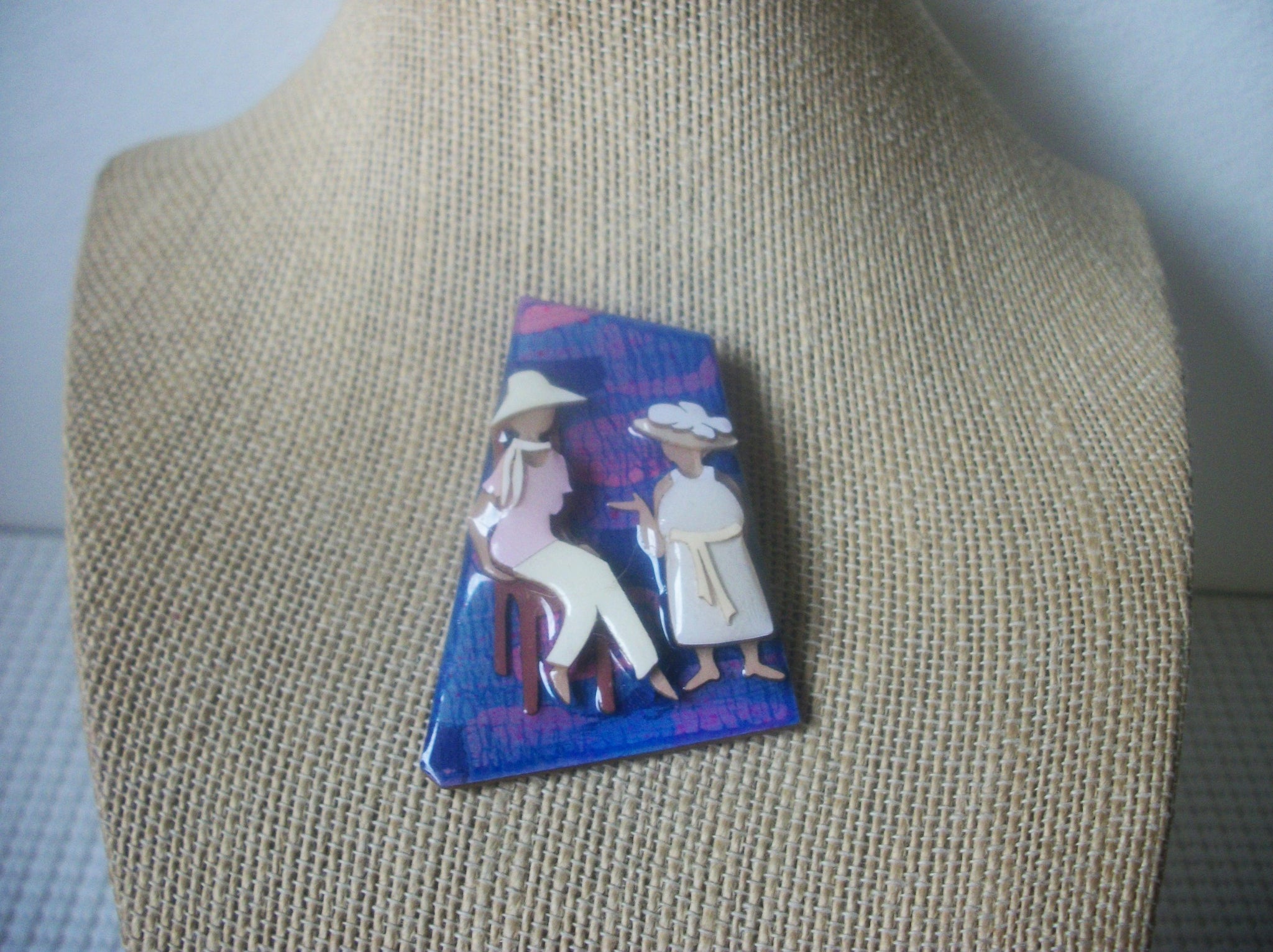 RARE Lucinda Woman Pins, Highly Detailed Love Better Together Unity Friends Forever Our Club 21321