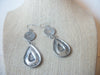 Long Retro Silver Tone Colorful Beaded Dangle Earrings 022421