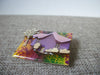 RARE Lucinda House Pins Fall Purple Lilac Cottage Flower Pots Tree Autumn Mood