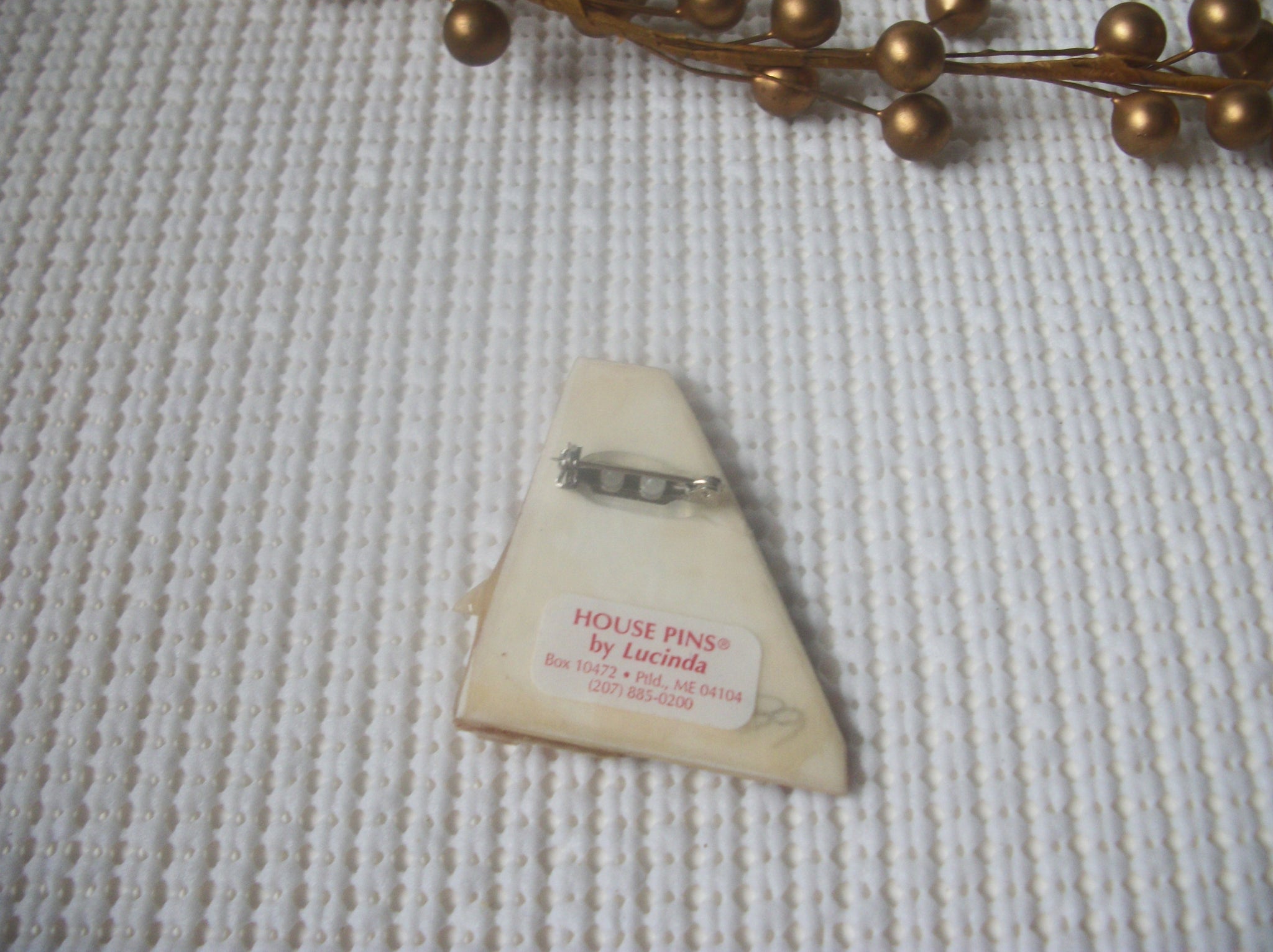 Vintage Lucinda House Pins, Love Heart Happy Valentine`s Day 021321