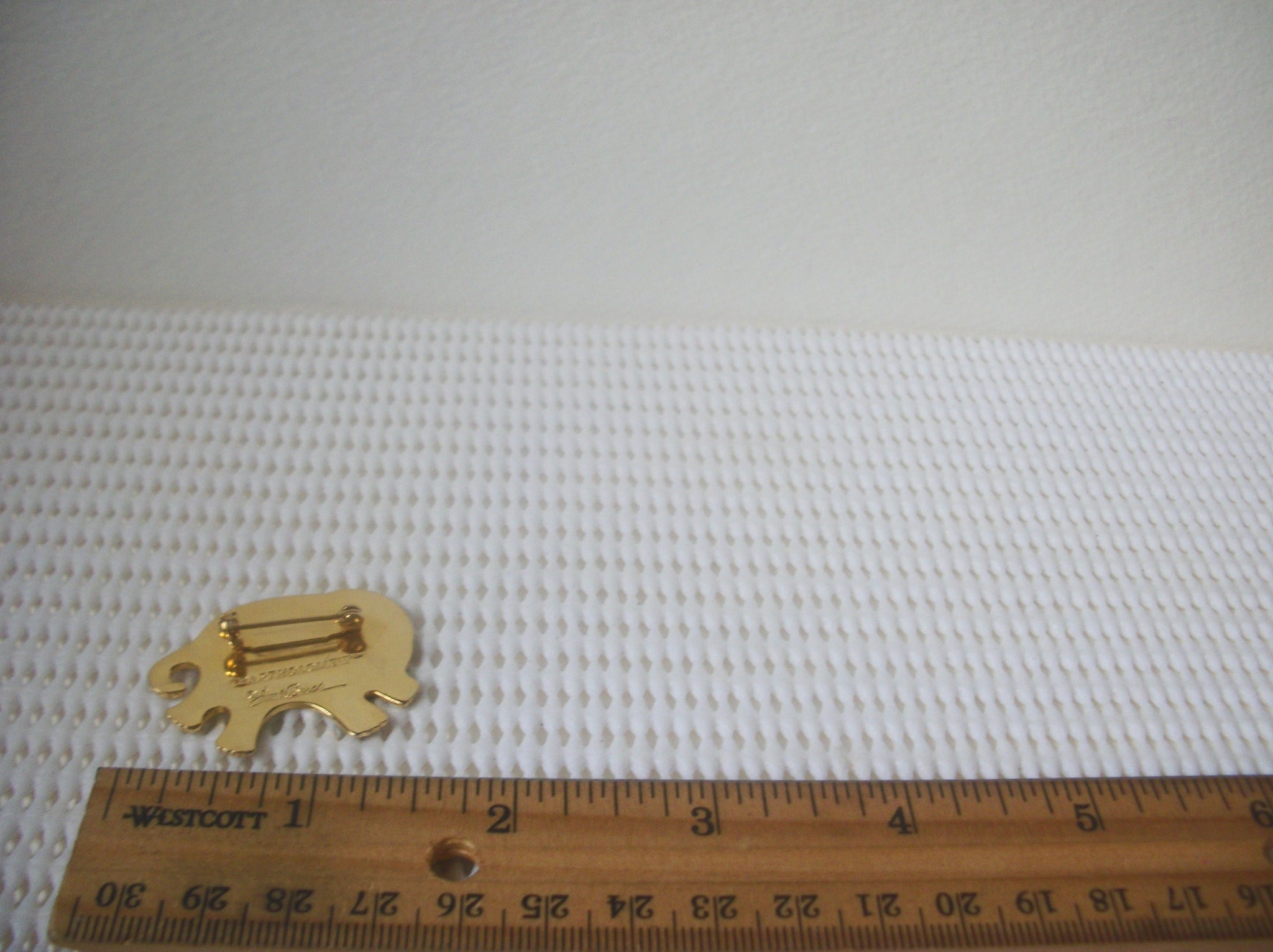 Vintage Brooch Pin, Signed Laurel Burch Bartholomew Black & Multi Color Enameled Cloisonne 30517