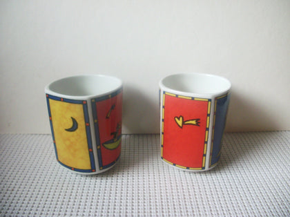 Vintage 2 pcs Rosenthal Studio Line Love Story Mug Rosenthal C200