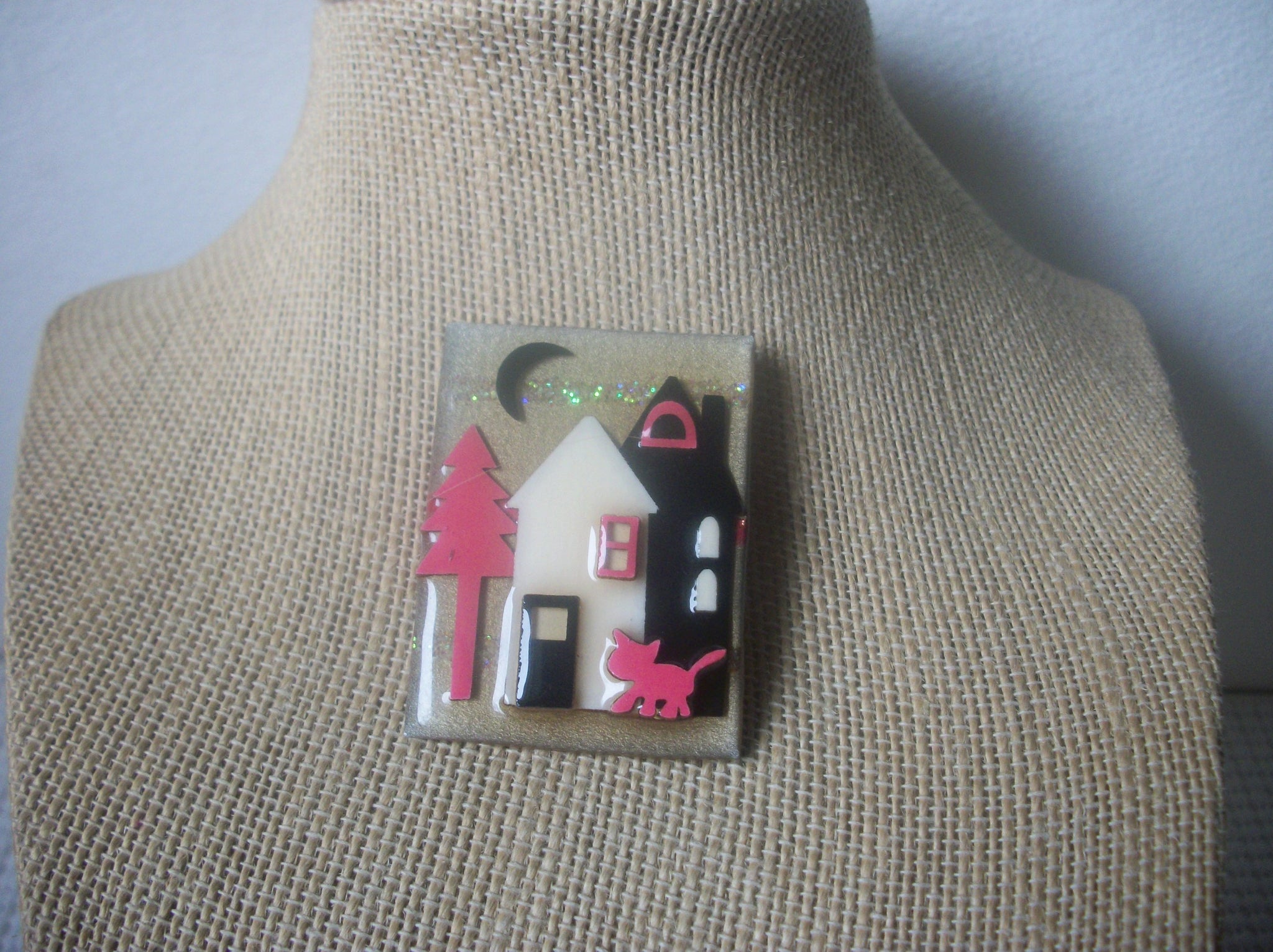 Vintage Lucinda House Pins, Quiet Peaceful Serenity Night Get Some Rest Sleep 021321