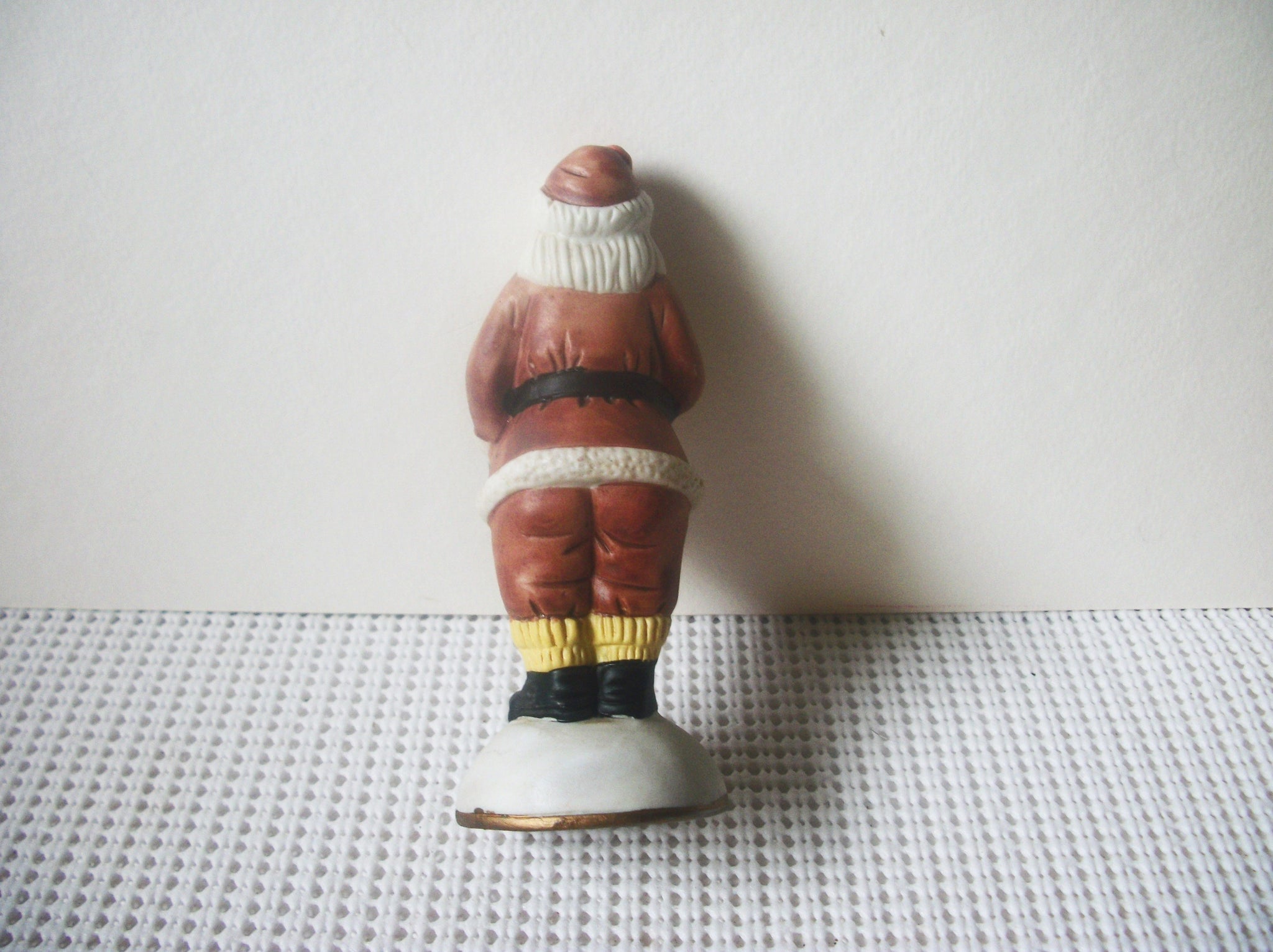 Vintage Santa Claus Switzerland Hand Painted Ceramic 5" Long C200