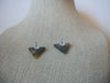 KYLIE Hand Made Tortoise Stud  Modernist Earrings 40220