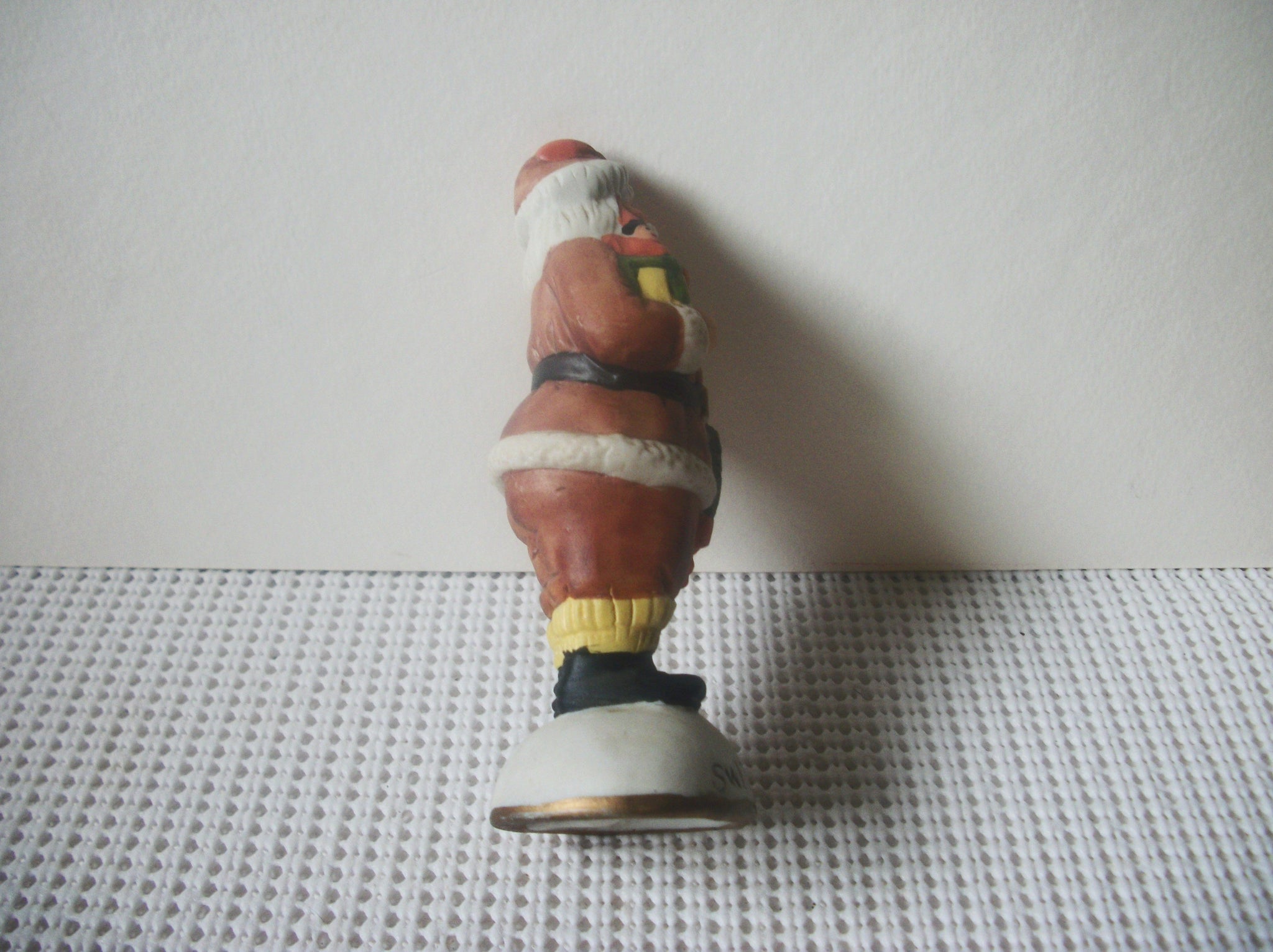 Vintage Santa Claus Switzerland Hand Painted Ceramic 5" Long C200