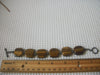 Vintage Tigers Eye Hematite Polished 7 3/4" Bracelet 121816