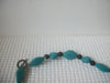 Retro 18" Necklace Blue Black Acrylic Beads Southwestern Flair 73017
