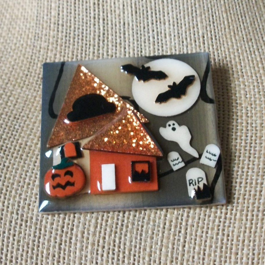 Hard To Find Lucinda House Pins, Ghost Bat Halloween 021321