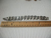 Vintage Bracelet, Signed MONET 7 1/2" Stainless Steel Silver Tone Wide Links 82317