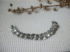 Vintage Bracelet, Signed MONET 7 1/2" Stainless Steel Silver Tone Wide Links 82317