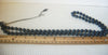 Signed SARAH COV Sarah Coventry Gray Marbleized 38" Long Vintage Necklace 63017