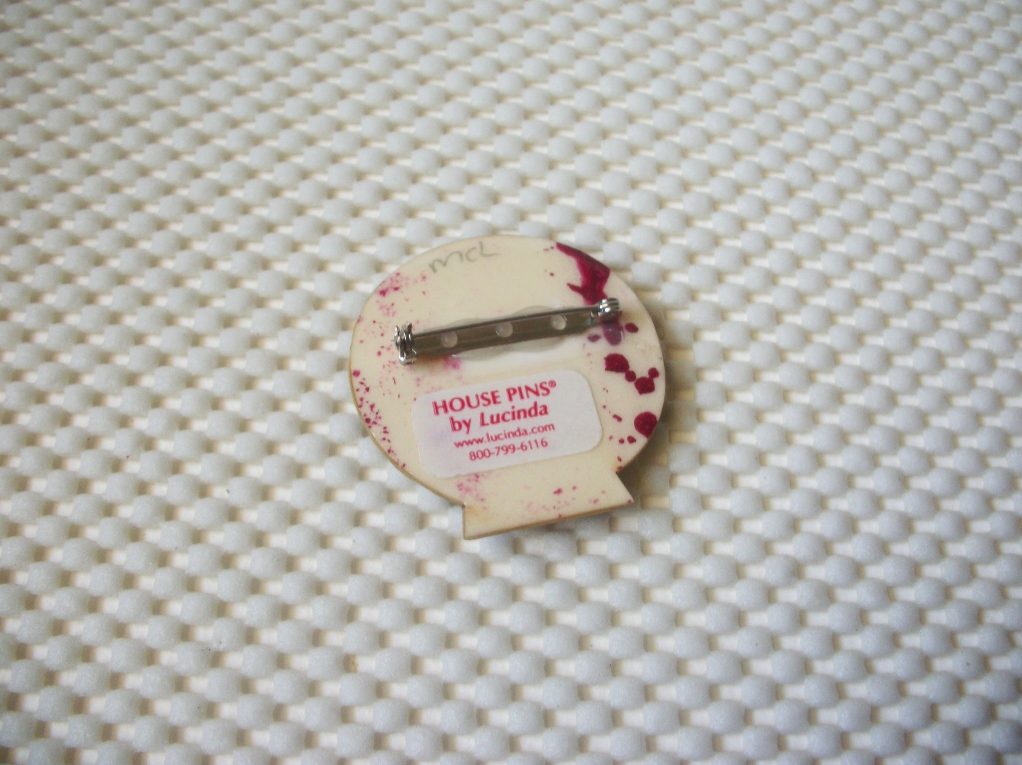 RARE Unique Lucinda House Pins Globe Christmas Tree Snowflakes Snow Glitter 61318