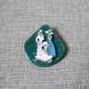 Lucinda Woman Pins, Night Out Best Friends For Life Teal Glitter 021321