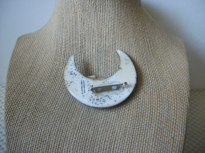 RARE Highly Detailed Lucinda Halloween House Pins, Crescent Moon Ghosts Glittery Scary Black Cat 61318