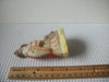 Vintage Santa Claus Russia Hand Painted Ceramic 4" Long C200