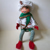 Adorable Annalee 15" Tall Elf Chef Cook Gingerbread Christmas Decor Hat C300