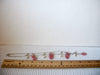 White Glass Pearls, Pink Acrylic Silver Tone, Vintage Necklace 022121