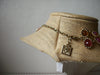 Vintage 16" - 19" Signed ANNE KLEIN Double Row Necklace Glass Inlays Gold Tone 030621