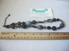 Vintage Jewelry, 16" - 19" Long, Necklace Hand Made, Botswana Agate Smokey Quartz, Freshwater Pearls, Sterling Silver, Tourmaline Nuggets,  90517