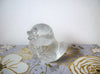 Collectable German Bleikristal Clear Crystal Thicker Heavier Cute Bird Figurine C100