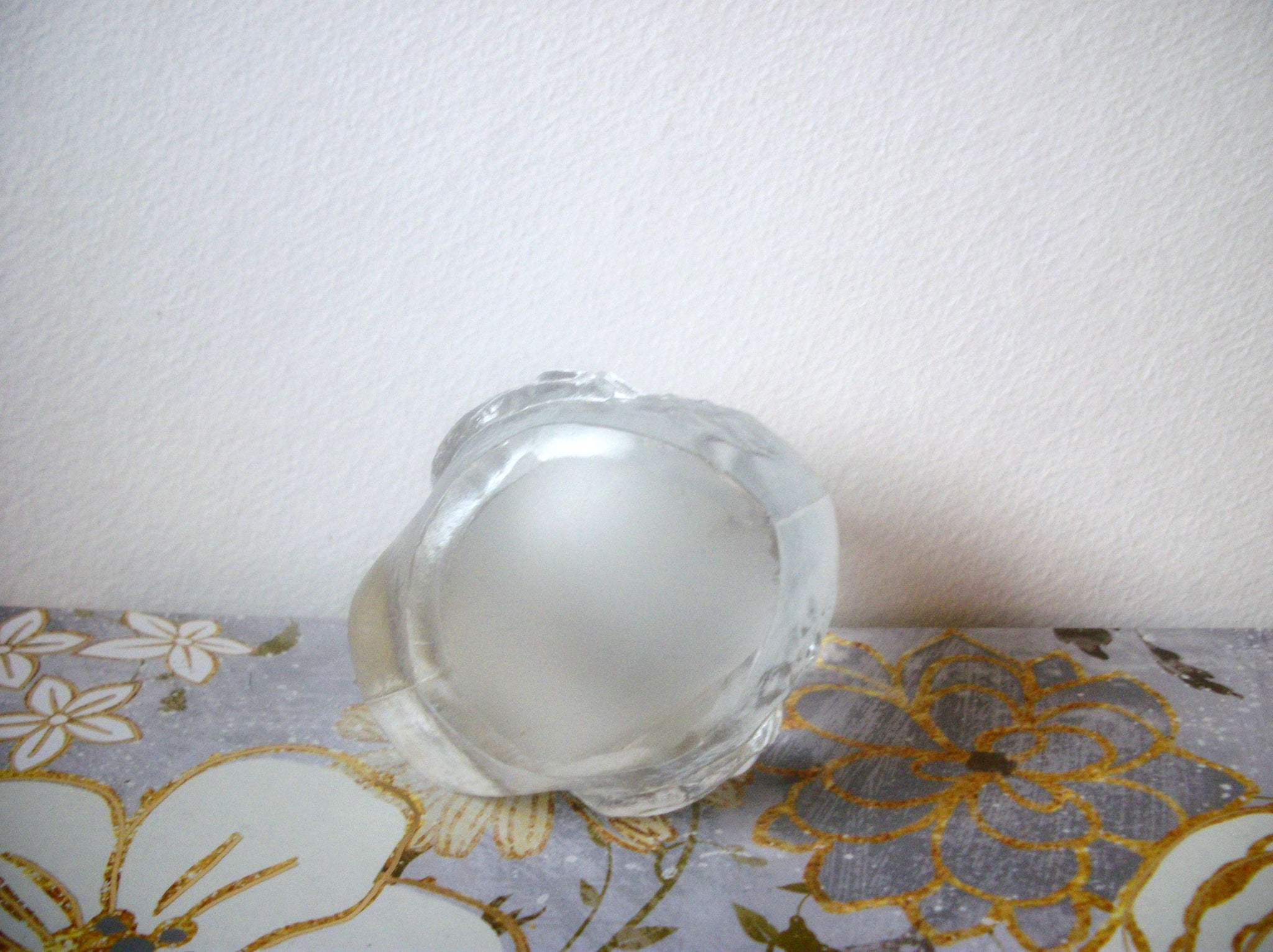 Collectable German Bleikristal Clear Crystal Thicker Heavier Cute Bird Figurine C100