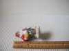Vintage Santa Claus Holland Hand Painted Ceramic 3 1/4" Long C200 Hand painted
