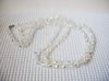 Vintage 56" Sparkling Clear Austrian Crystal Beads Necklace 023021