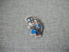 RARE Lucinda Pins Happy Snowman Glitter carrot Nose Warm Hat Shawl Christmas