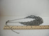 Vintage 18" - 22" Signed CROWN TRIFARI Draping Clear Crystals Silver Tone 030421