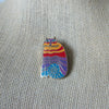 Signed LAUREL BURCH Vintage Brooch Pin, Rainbow Cats Gold Tone 61517