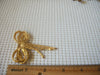 Vintage Brooch Pin, Festive Beautifully Ribbon Gold Tone, 82317