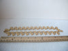 Vintage Jewelry, Signed AJC  Matte Gold Tone, Stars Links, Necklace 53018