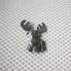 Vintage Brooch Signed JJ Jonette Jewelry Silver Pewter 'Cartoon Moose' Pin ~ will make you SMILE!
