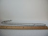 Signed AVON Vintage 30" Chain Links Silver Toned V Shaped 023021