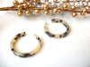 Marilyn Ash Blonde Tortoise Earrings, Tortoise Shell Earrings, Tortoise Big Hoop  Earrings, Acetate Earrings, Resin Earrings S35