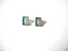 Vintage Chico`s Frosted Glass Small Stud Earrings 122820