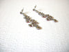 Pink Rhinestone Long Dangle Earrings 91017