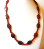 Brecciated Jasper Semi Precious Polished 22" Necklace 92216
