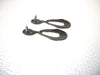 Retro Dark Silver Toned Dangle Earrings 122820