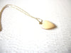 Lucite Rhinestone Heart Necklace 80417