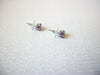Small Amethyst Rhinestone Stud Earrings 5917
