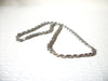 Vintage Silver Toned Rope Chain Links 18" Necklace 82017