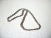 Vintage Silver Toned Rope Chain Links 18" Necklace 82017