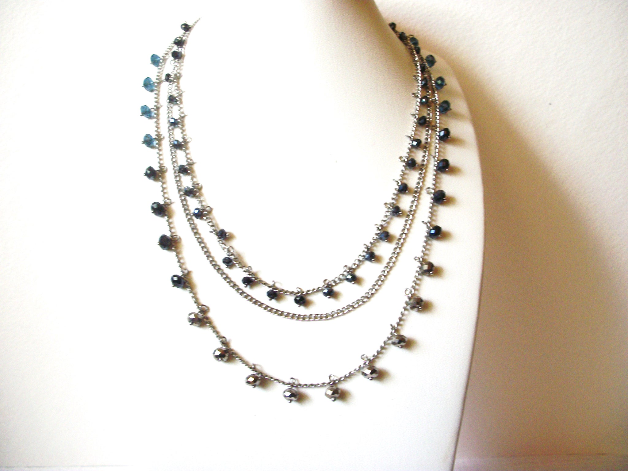 LOFT Rhinestone Multi Strand Vintage Necklace 123020