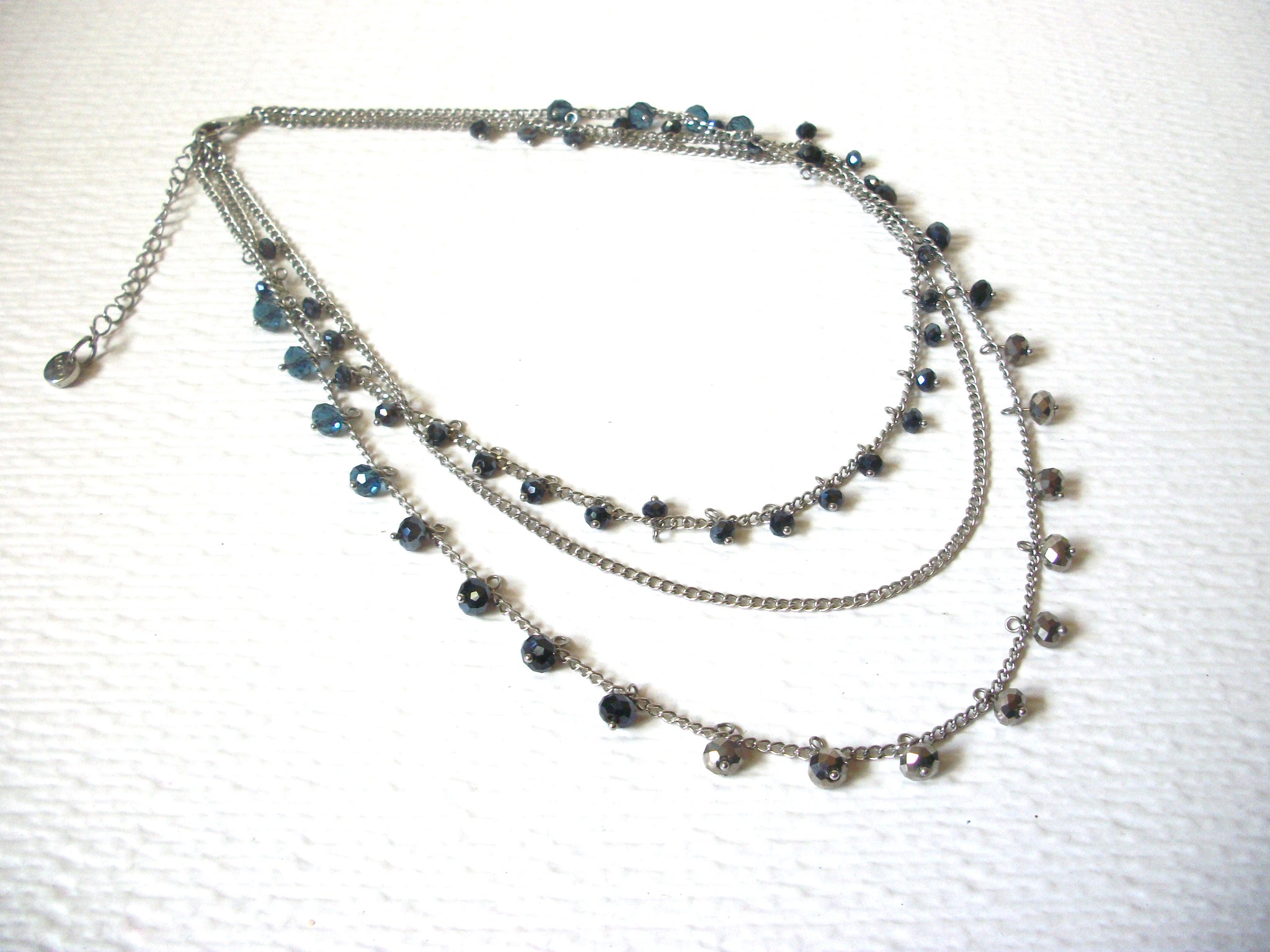 LOFT Rhinestone Multi Strand Vintage Necklace 123020