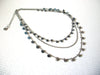 LOFT Rhinestone Multi Strand Vintage Necklace 123020